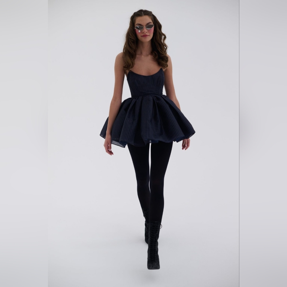 Selkie Pinstripe Veuve dress